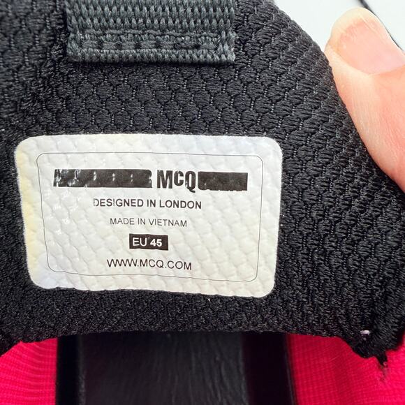 MCQ Alexander McQueen Swallow Daku Trainers Almond Multi Sneaker Leather EU45 - Picture 8 of 9